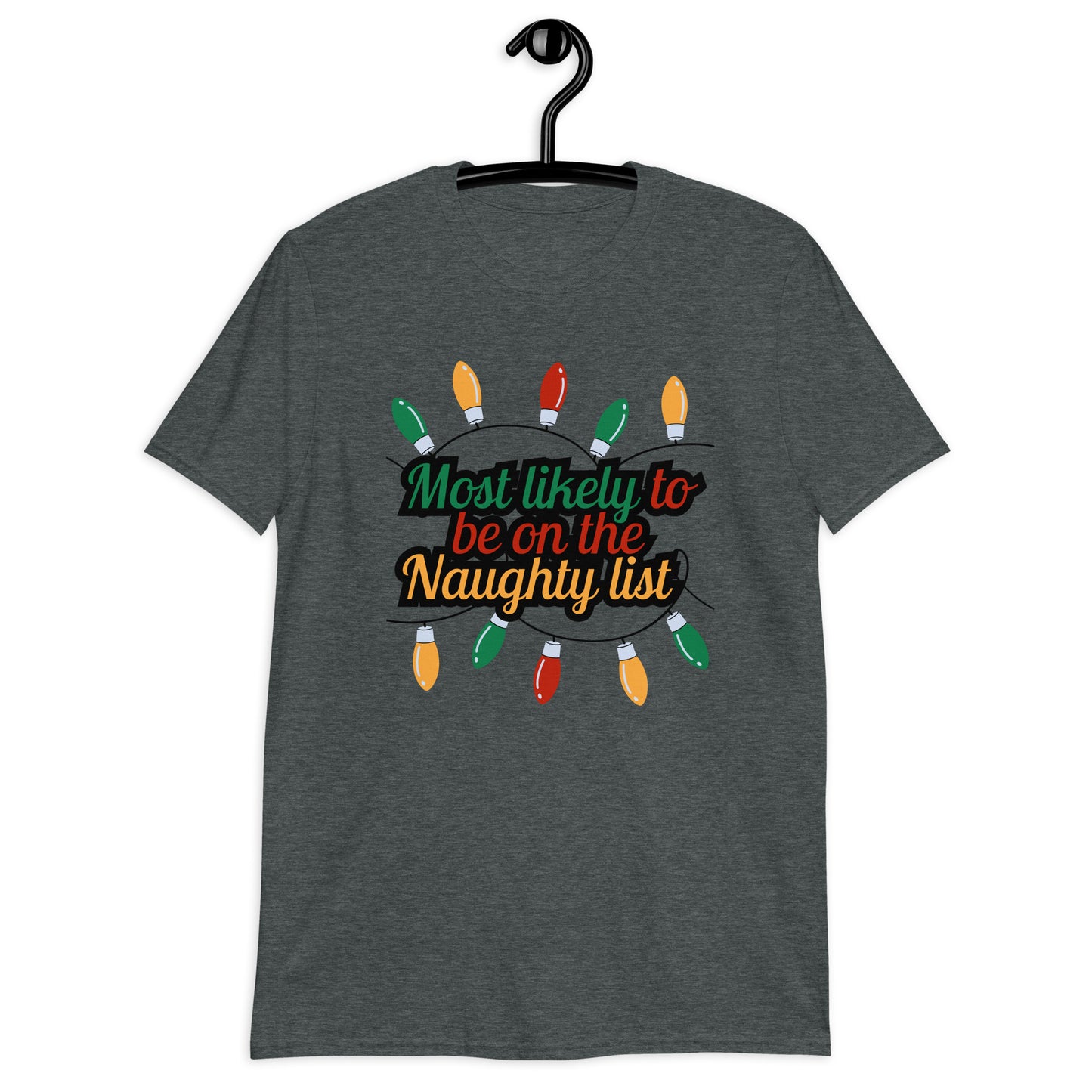 Naughty list Short-Sleeve Unisex T-Shirt