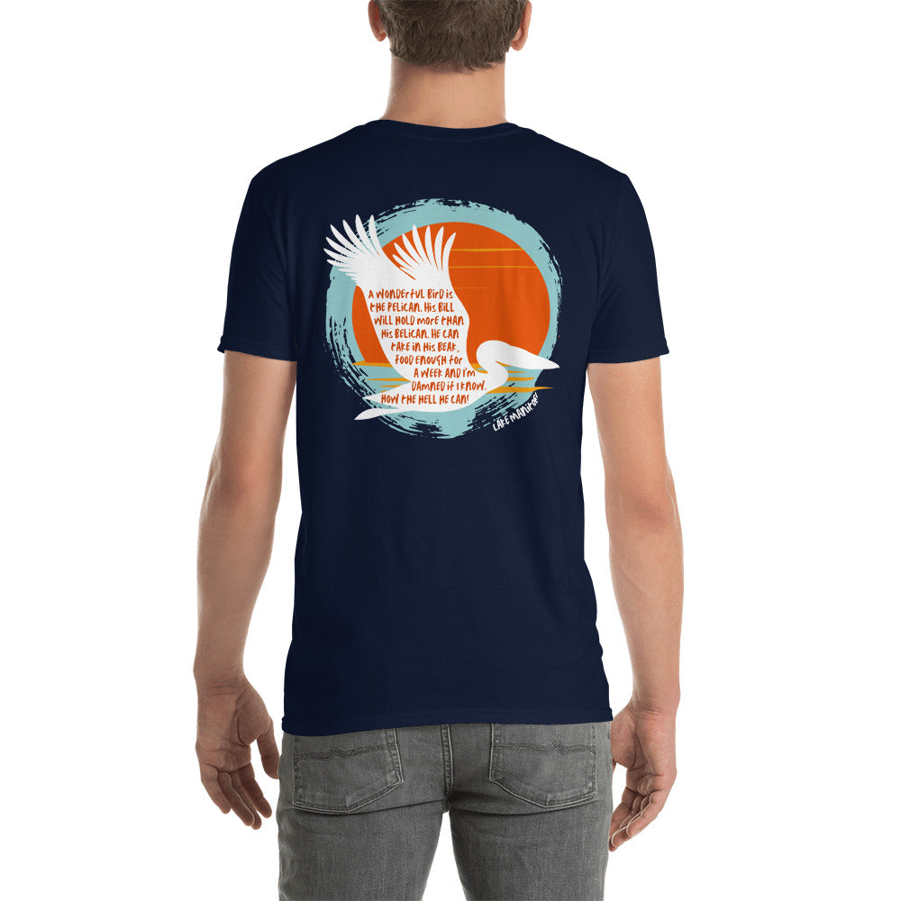 Delta Beach Pelican Short-Sleeve Unisex T-Shirt