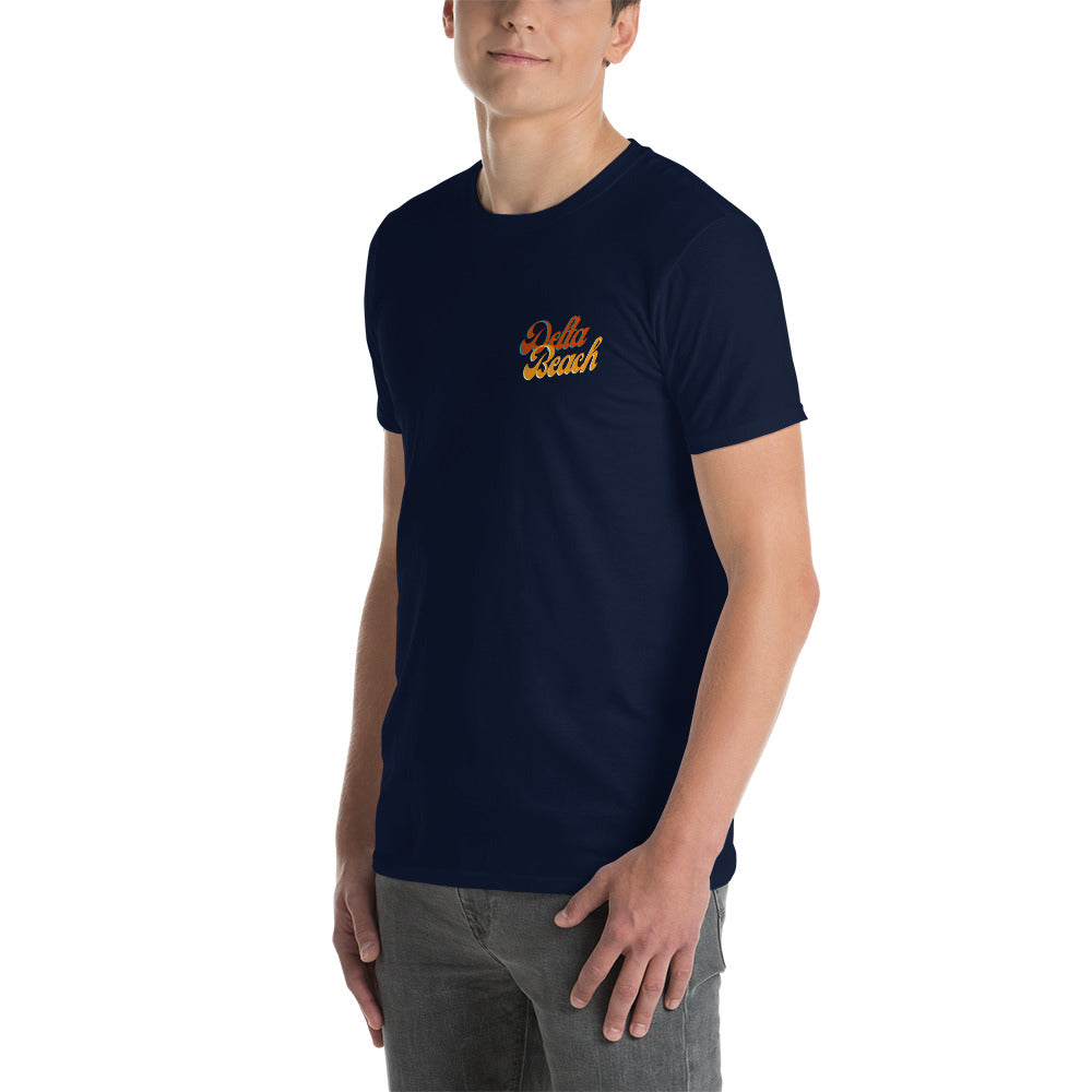 Delta Beach Pelican Short-Sleeve Unisex T-Shirt