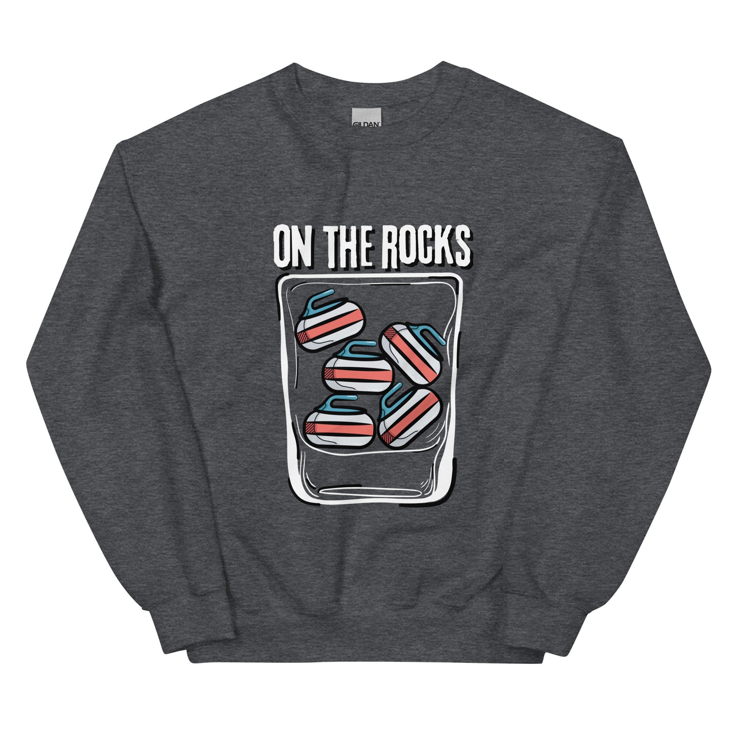 On the Rocks Unisex Curling Sweatshirt