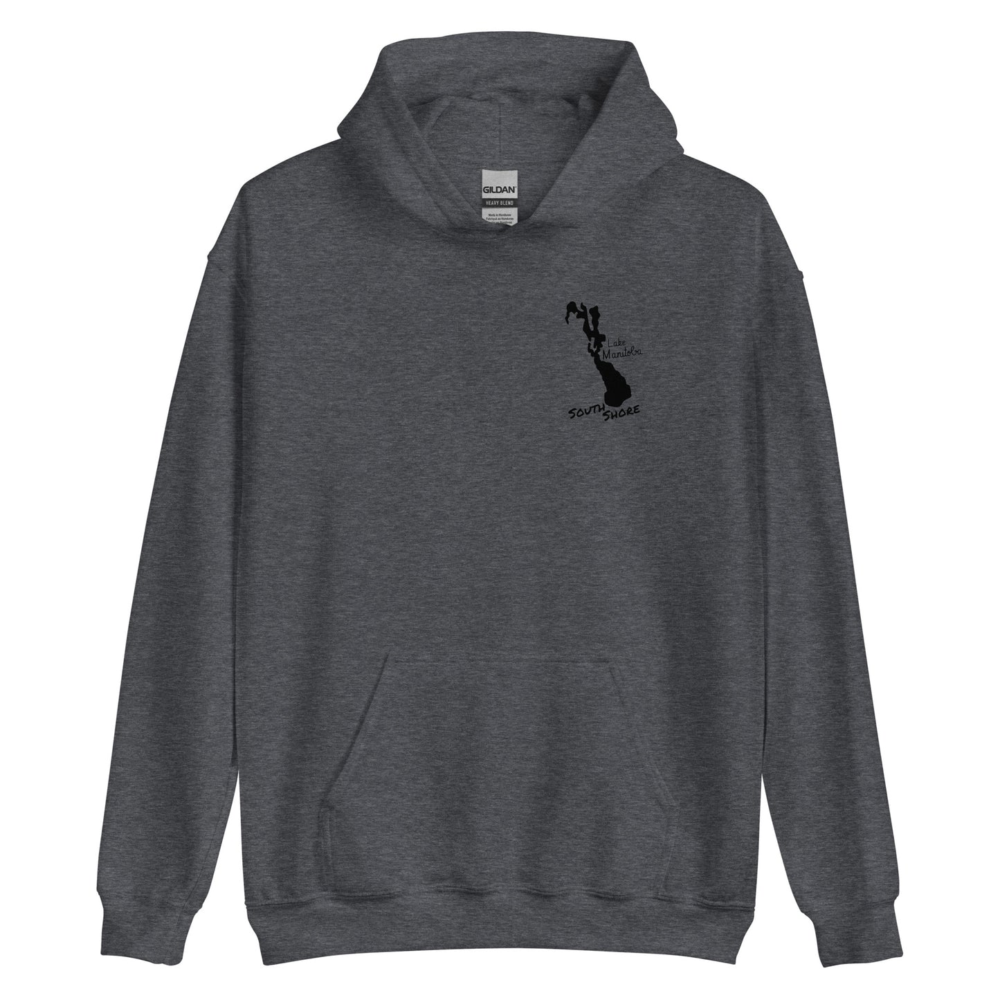 Delta Beach Walleye on Back Unisex Hoodie