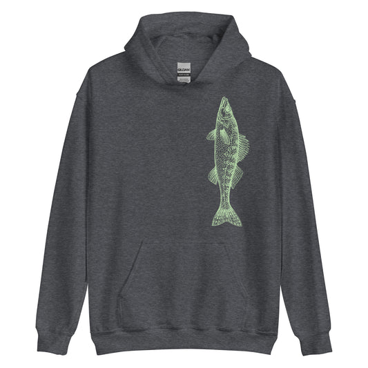 Keep fishing walleye Unisex Hoodie