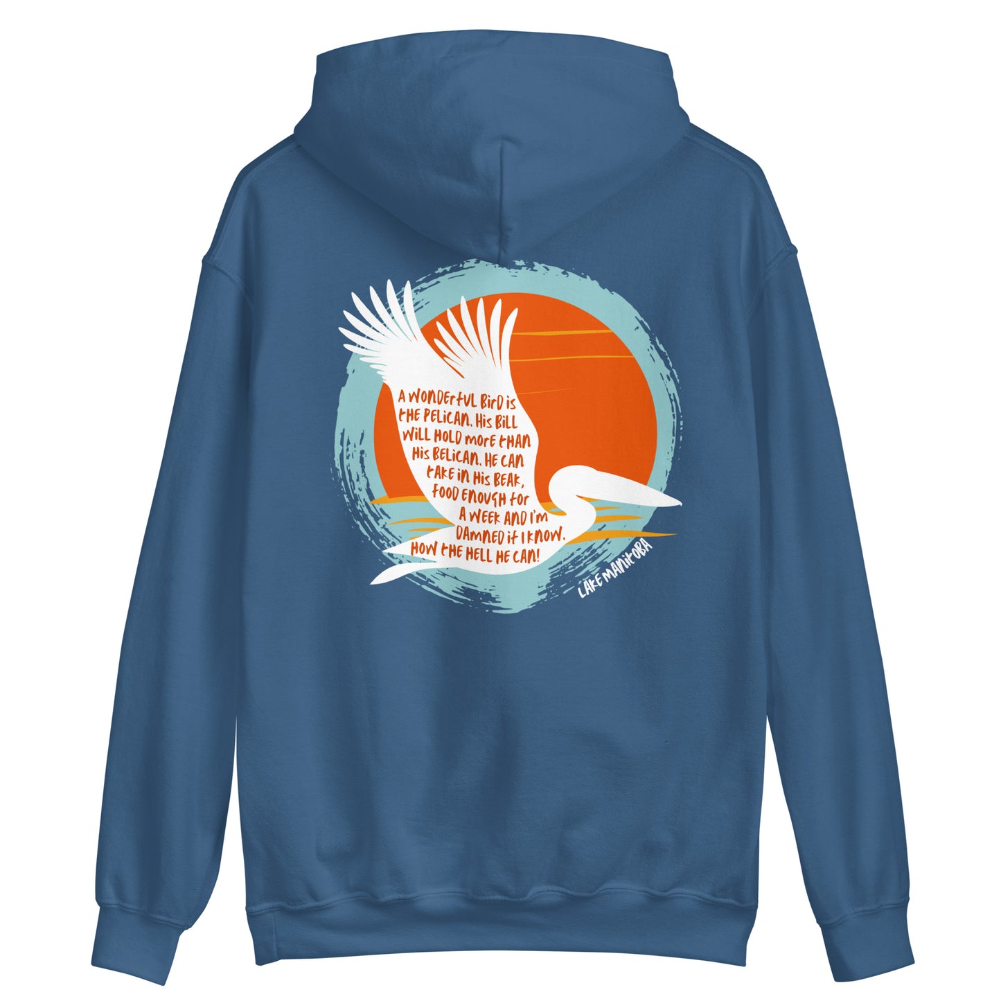 Delta Beach Pelican Unisex Hoodie