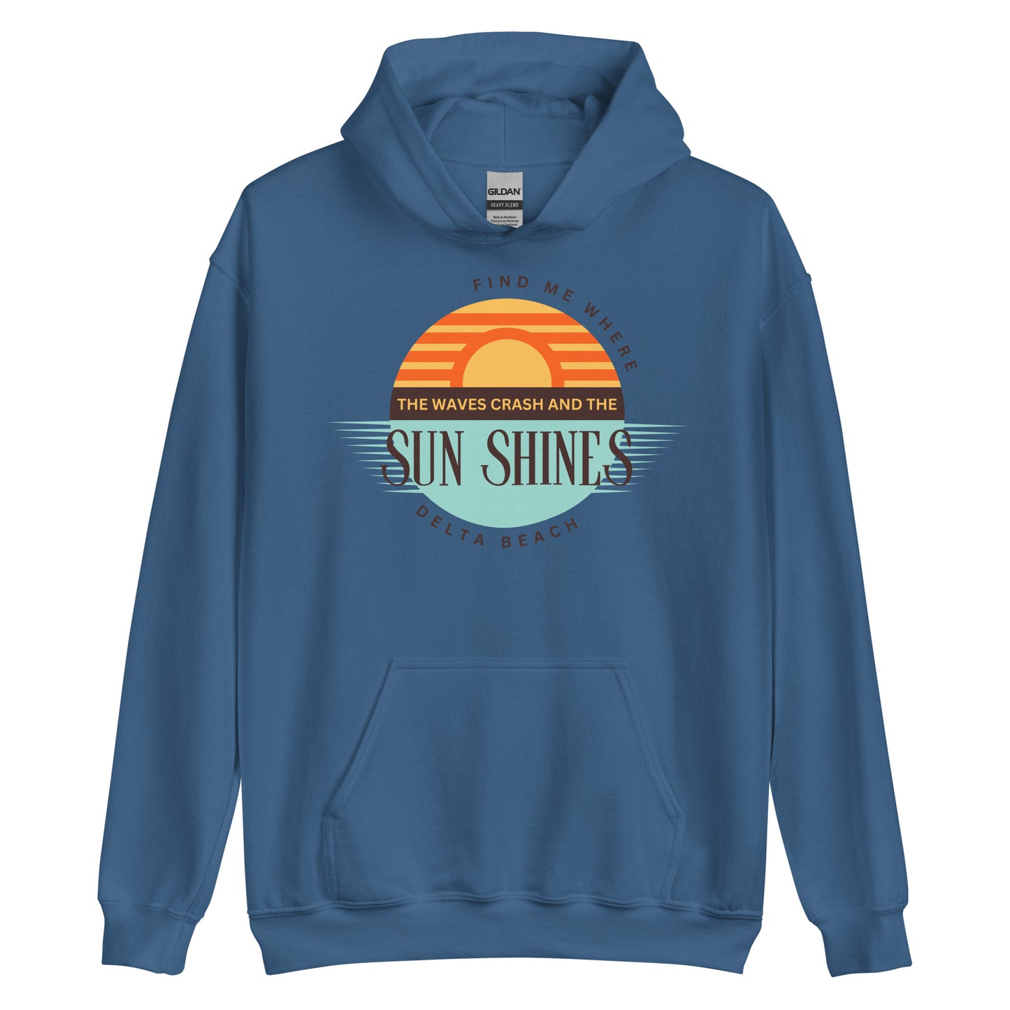 Find me at the beach Unisex Hoodie