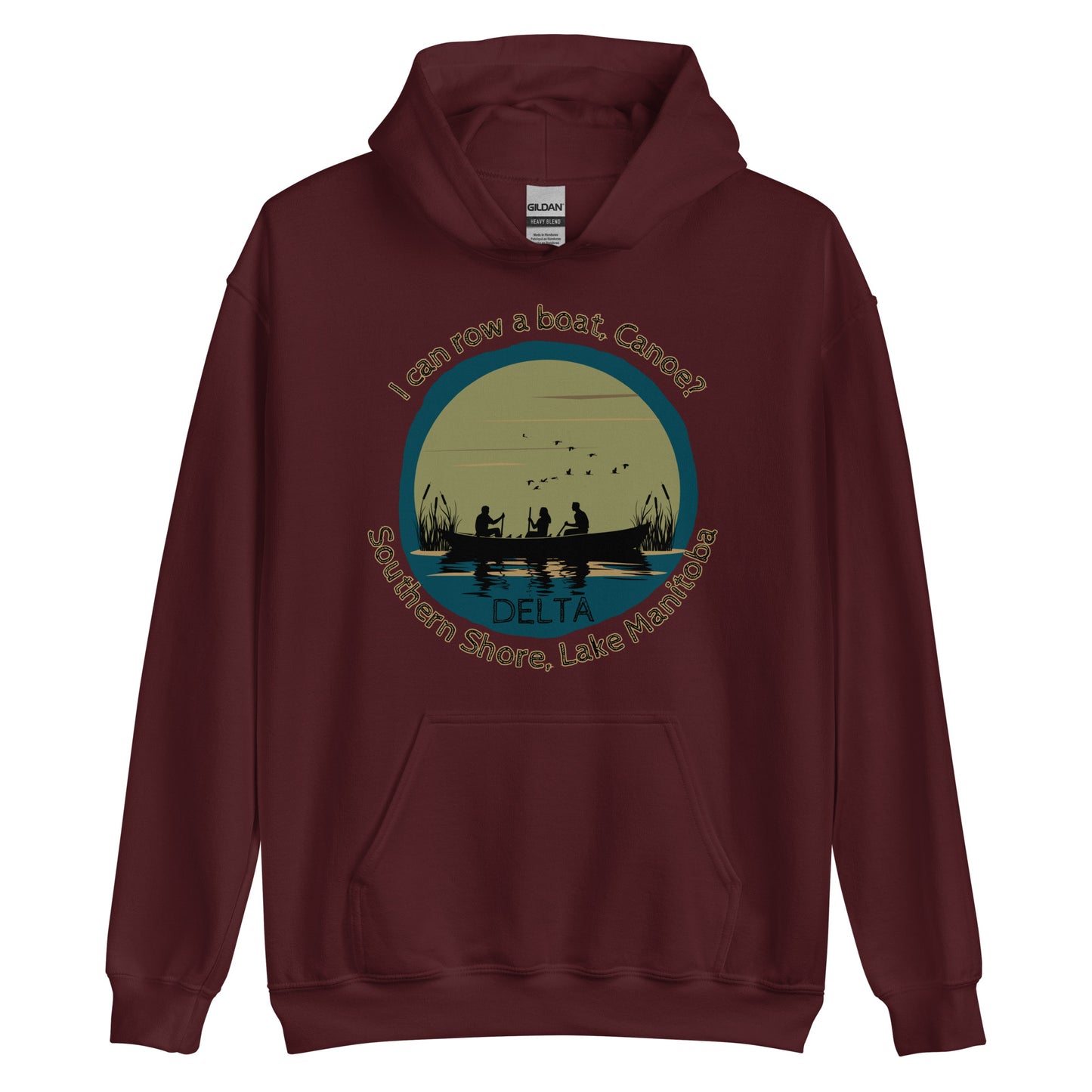 Canoe row a boat Unisex Hoodie