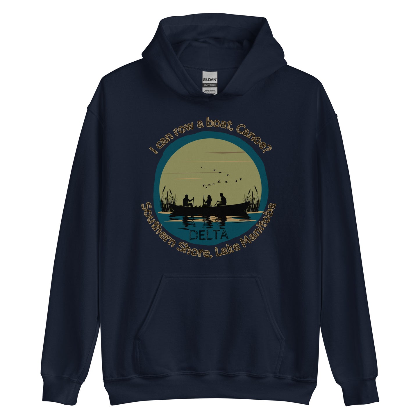 Canoe row a boat Unisex Hoodie