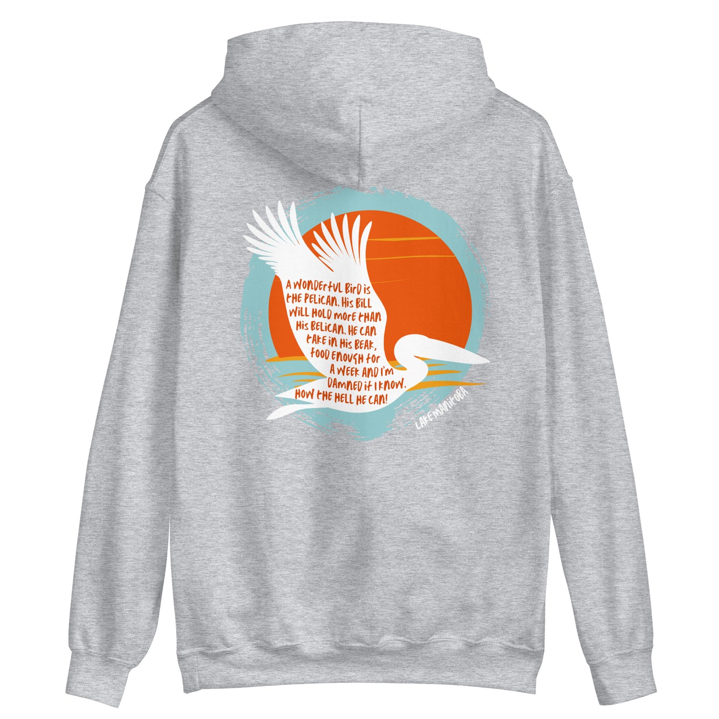 Delta Beach Pelican Unisex Hoodie