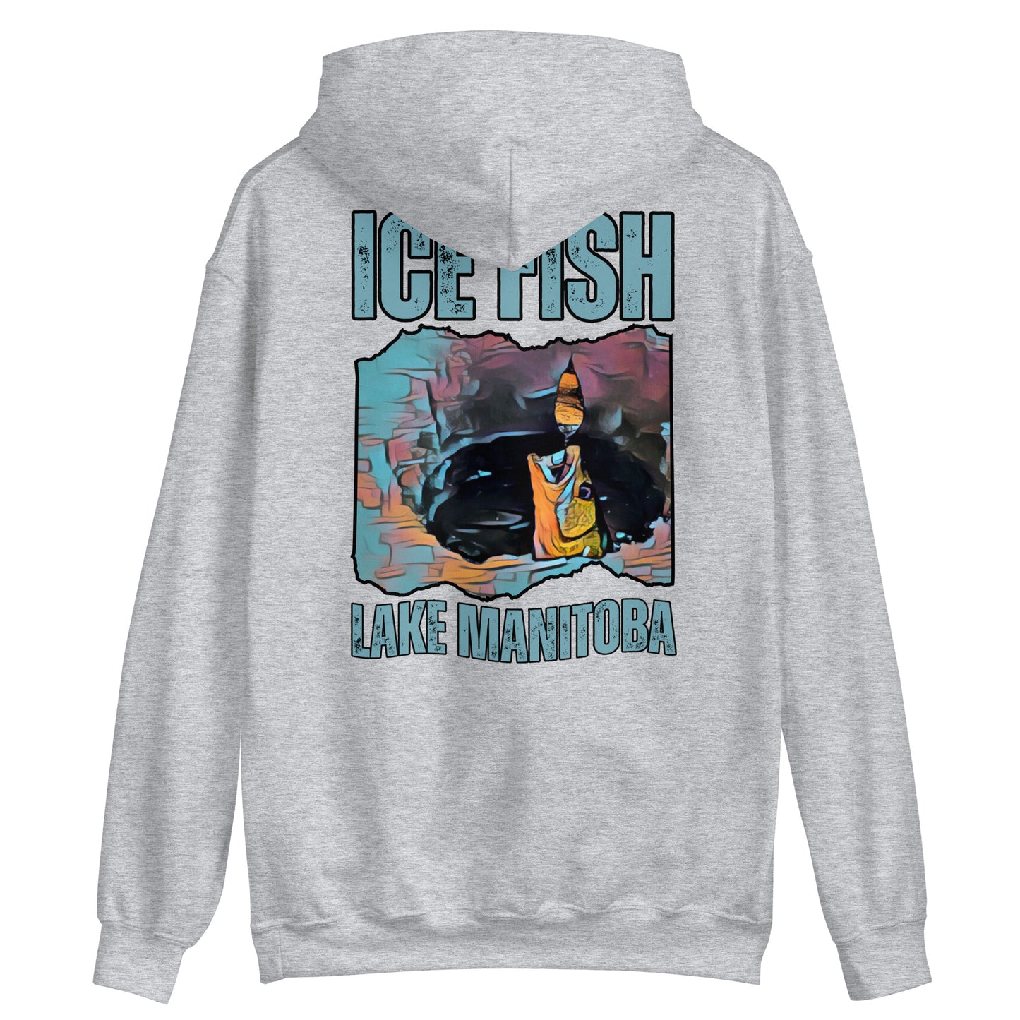 Tight lines ice fish Unisex Hoodie