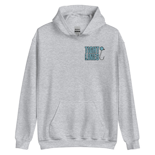 Tight lines ice fish Unisex Hoodie