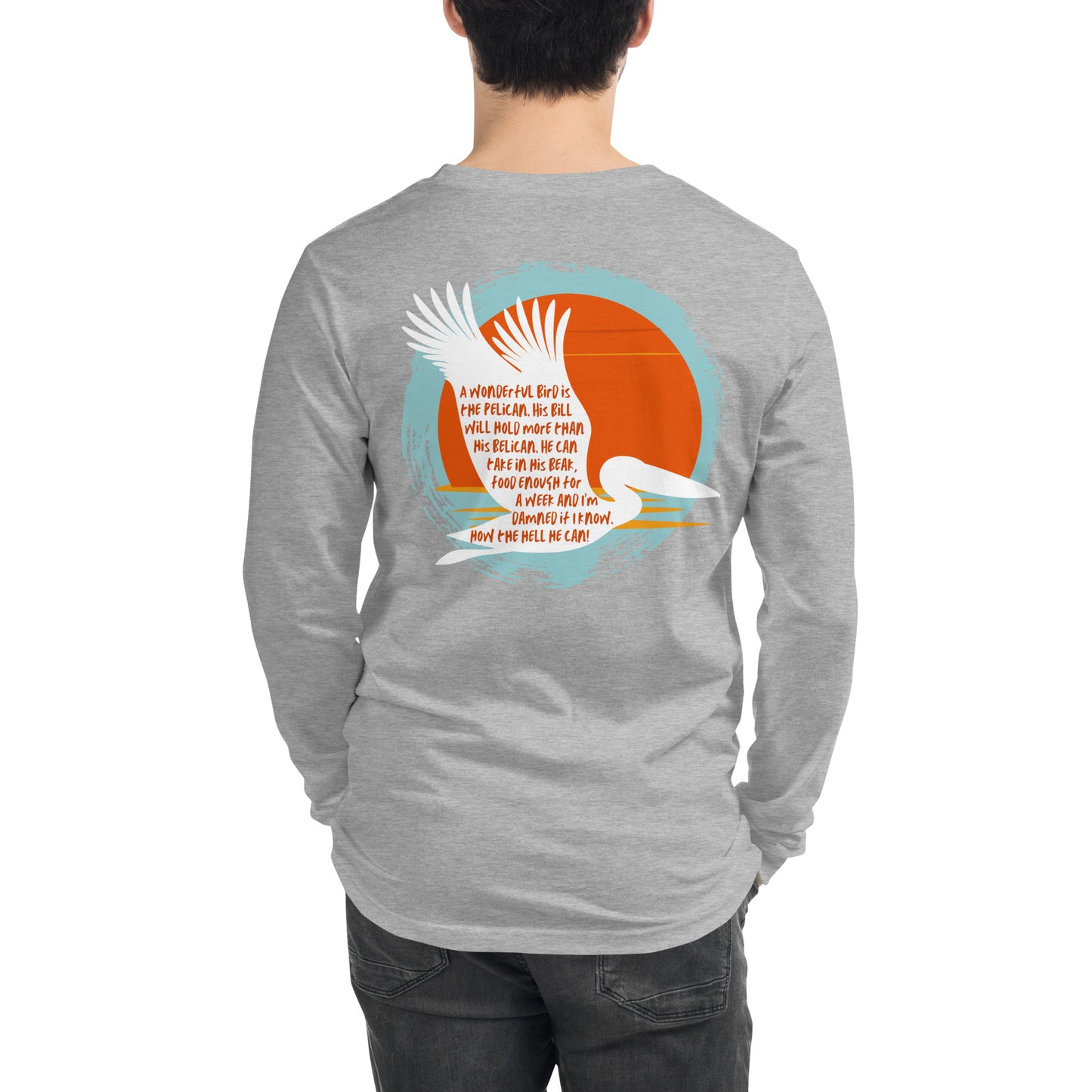 Delta Beach Pelican Unisex Long Sleeve Tee