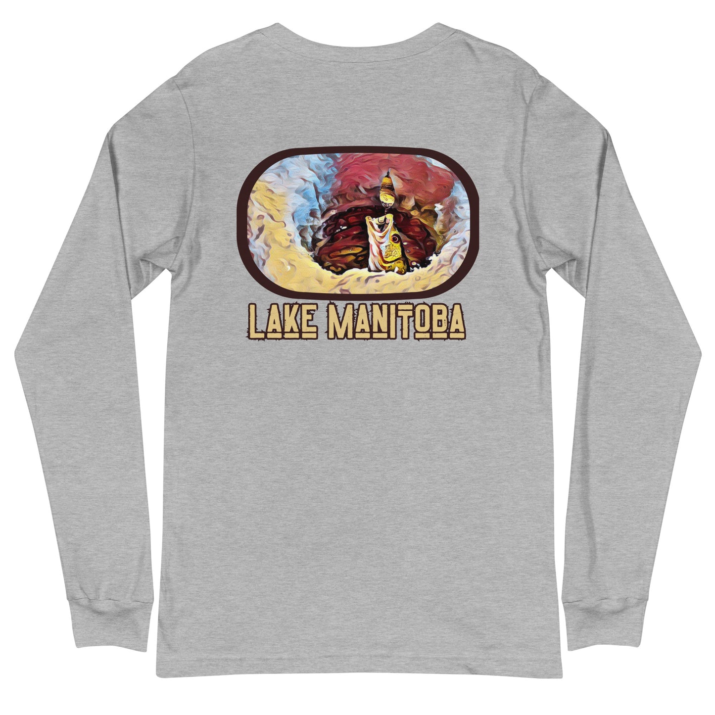 Ice fishing Unisex Long Sleeve Tee