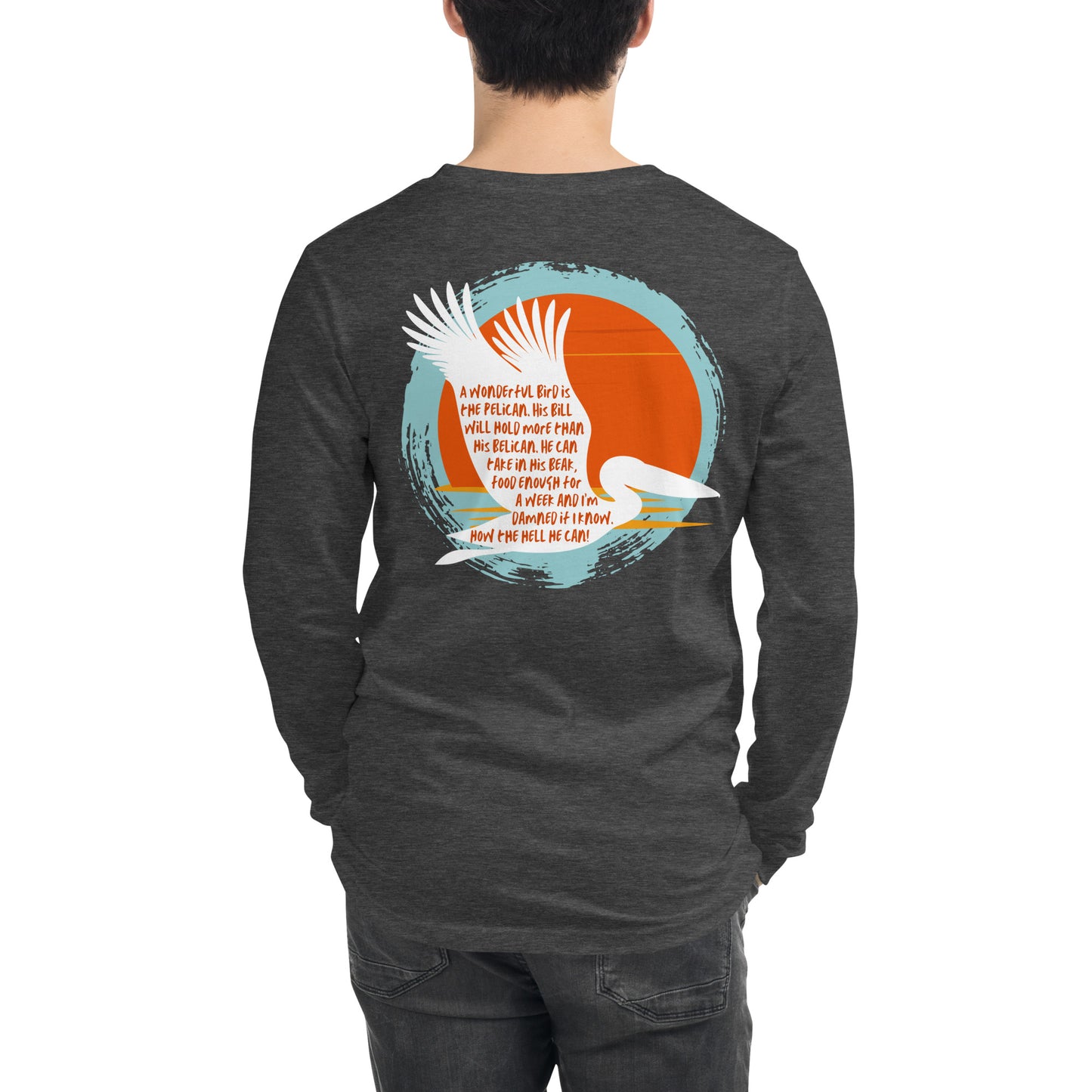 Delta Beach Pelican Unisex Long Sleeve Tee