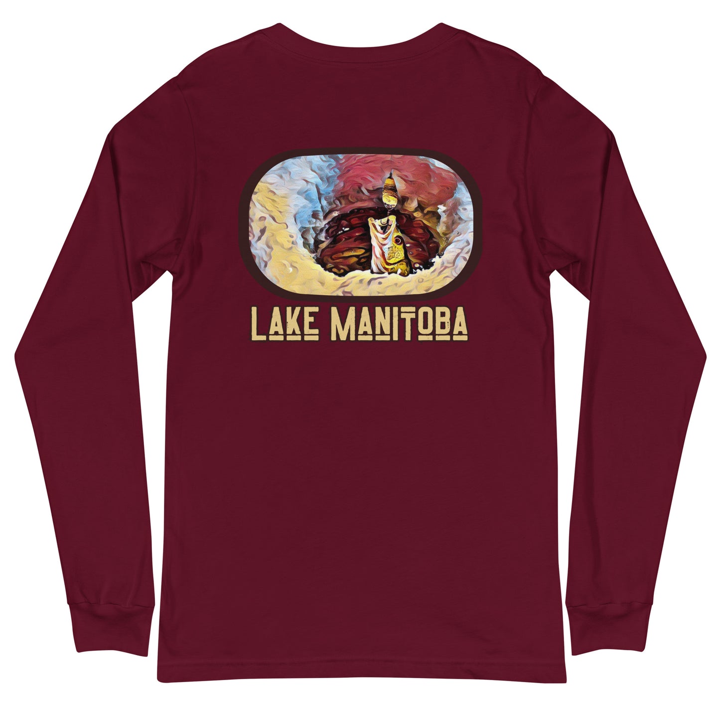 Ice fishing Unisex Long Sleeve Tee