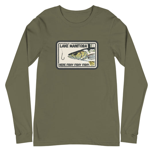 Lake MB Walleye Unisex Long Sleeve Tee