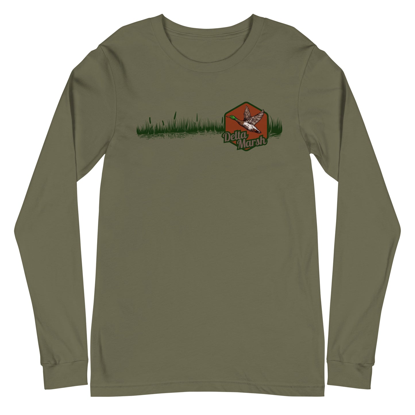 Delta marsh Unisex Long Sleeve Tee