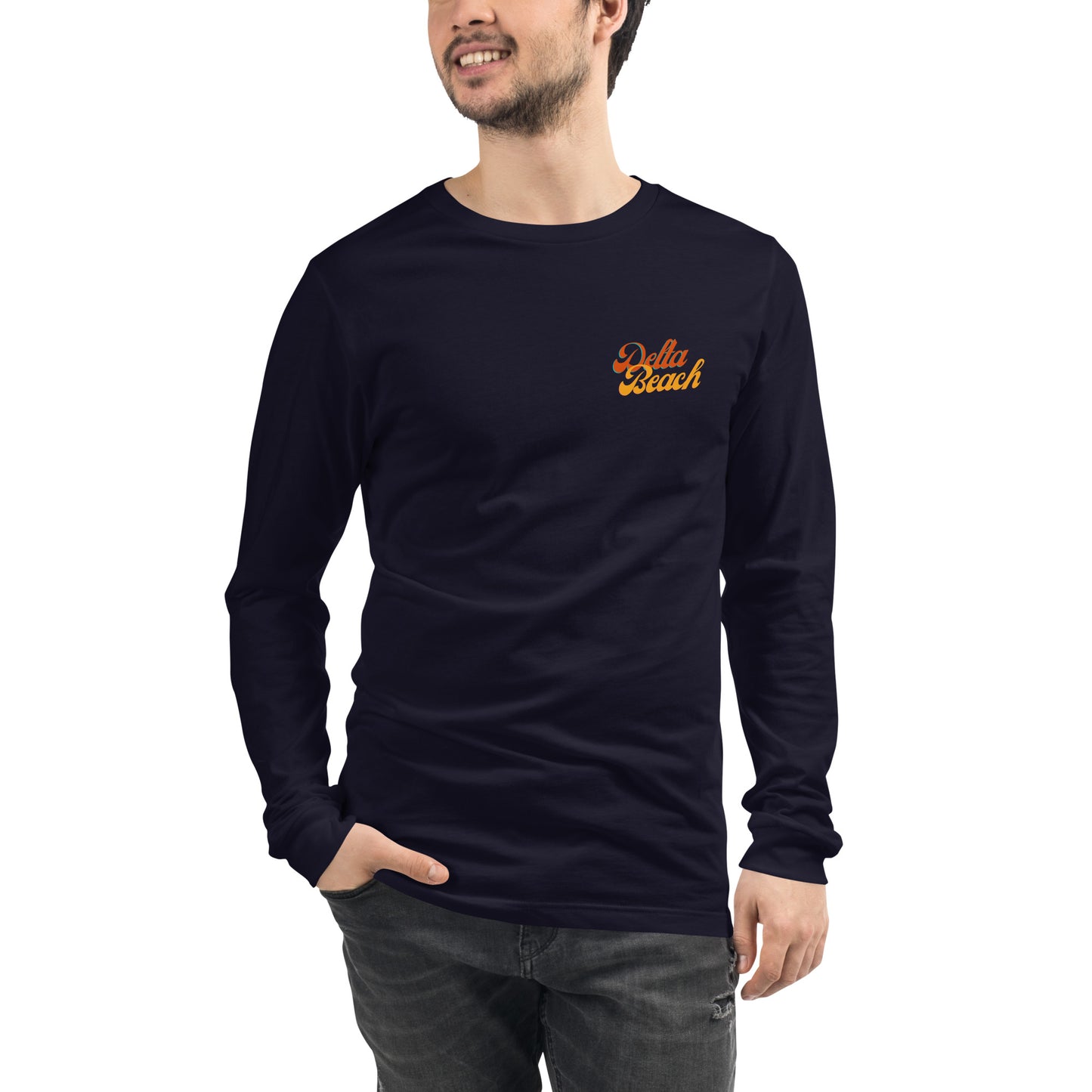 Delta Beach Pelican Unisex Long Sleeve Tee