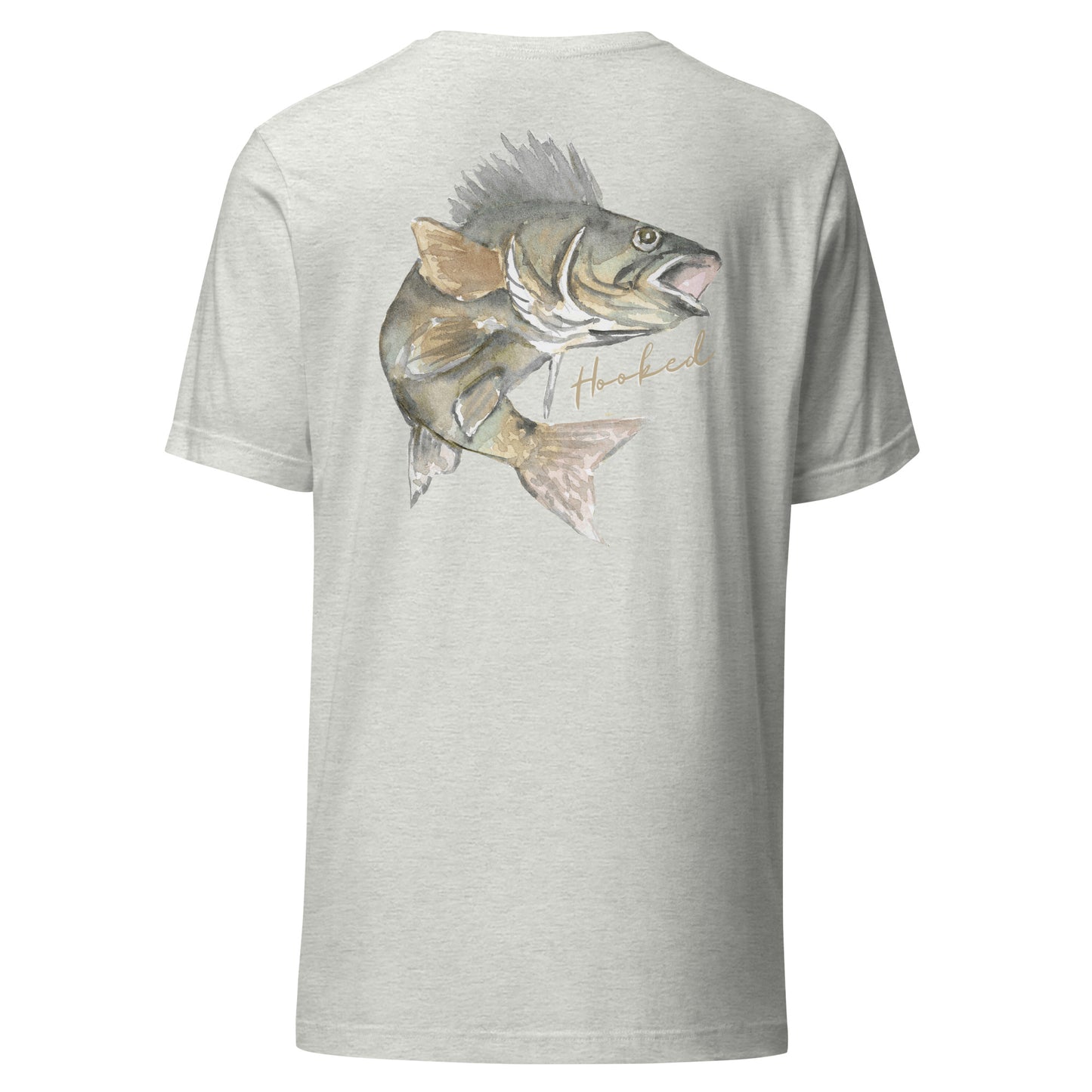 Hooked lake mb walleye Unisex t-shirt