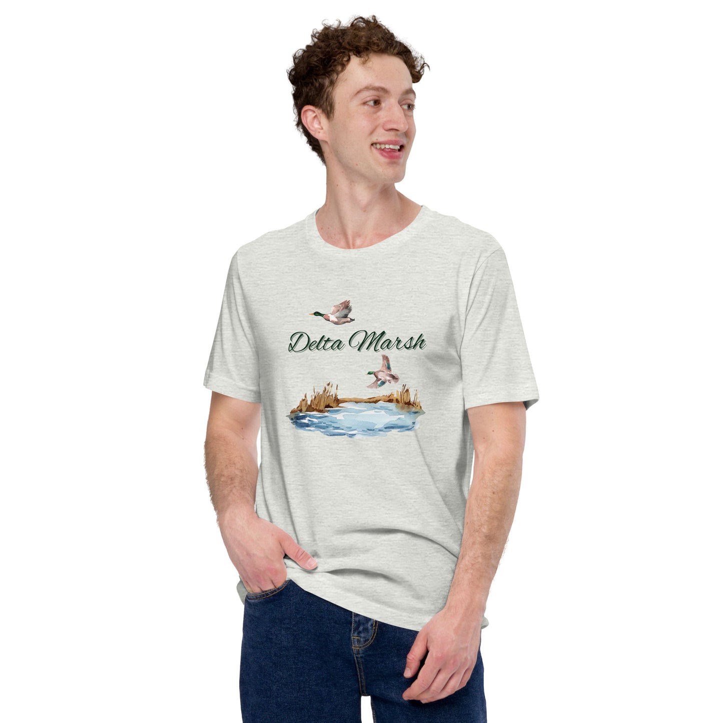 Delta marsh mallard Unisex t-shirt