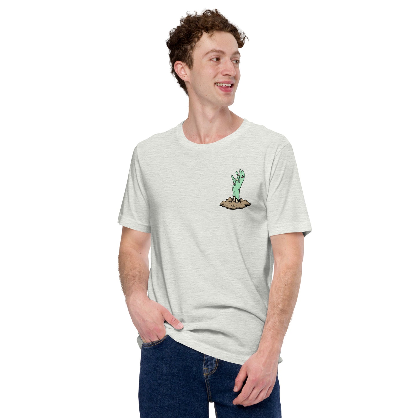 Zombie chase Unisex t-shirt