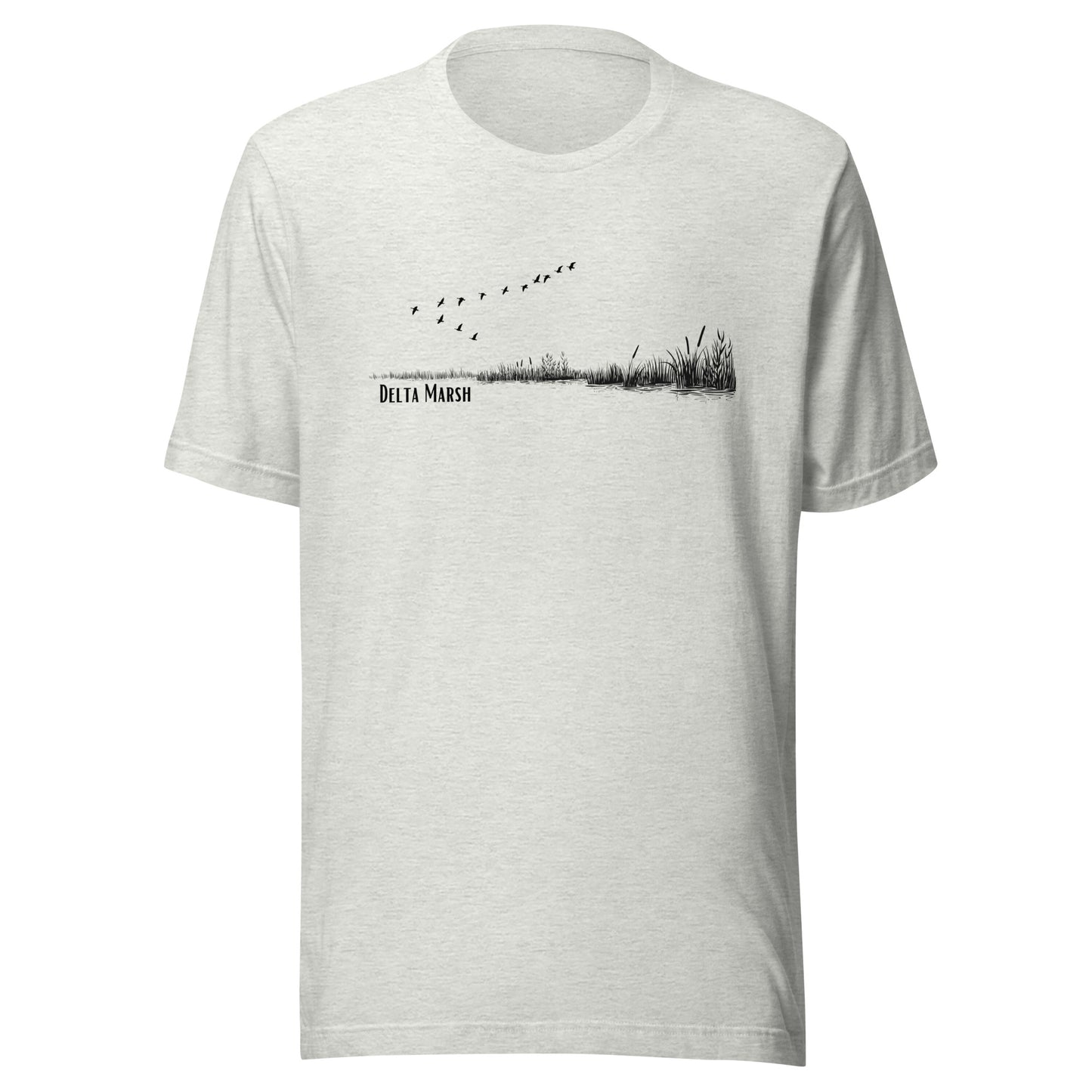 Delta Marsh Minimalist Unisex t-shirt