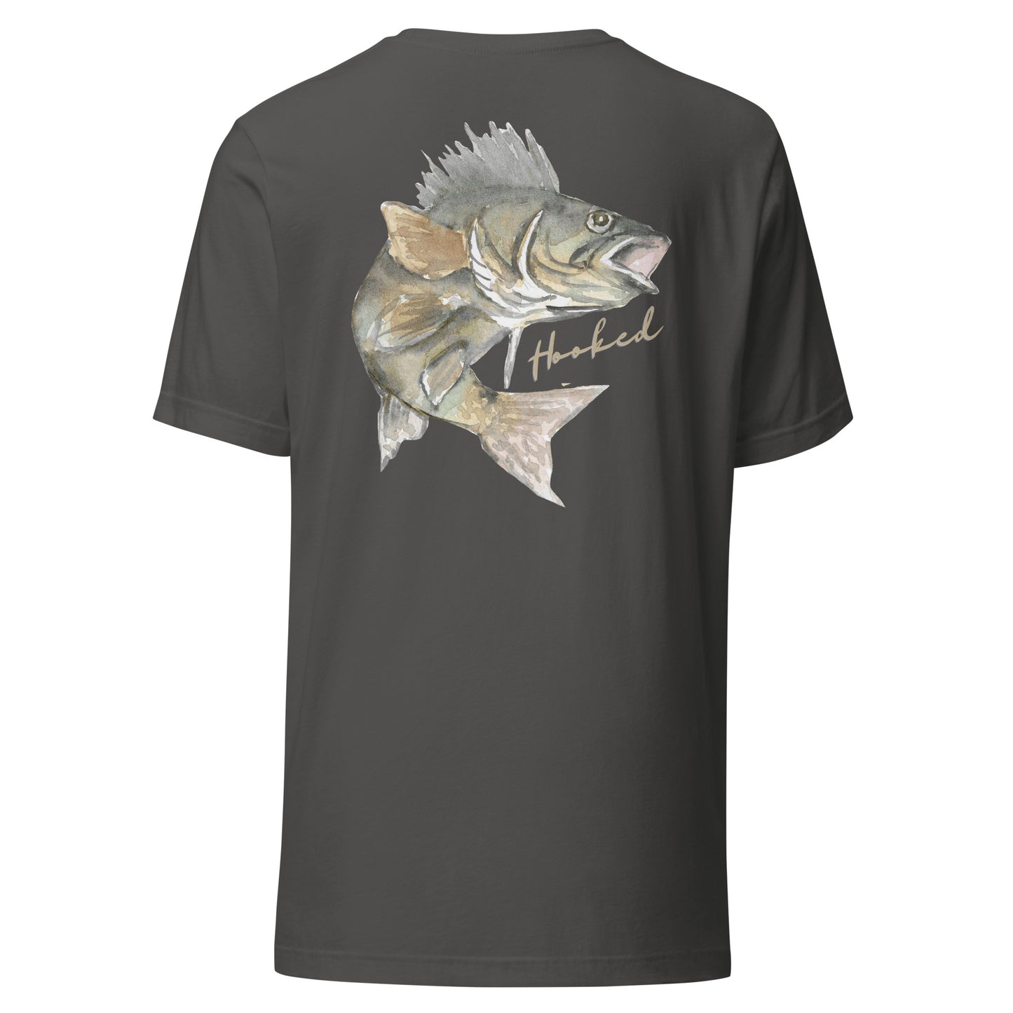 Hooked lake mb walleye Unisex t-shirt