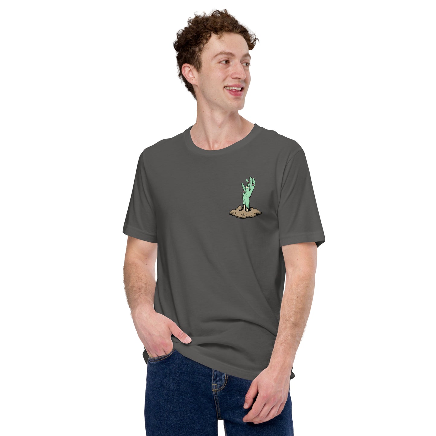 Zombie chase Unisex t-shirt