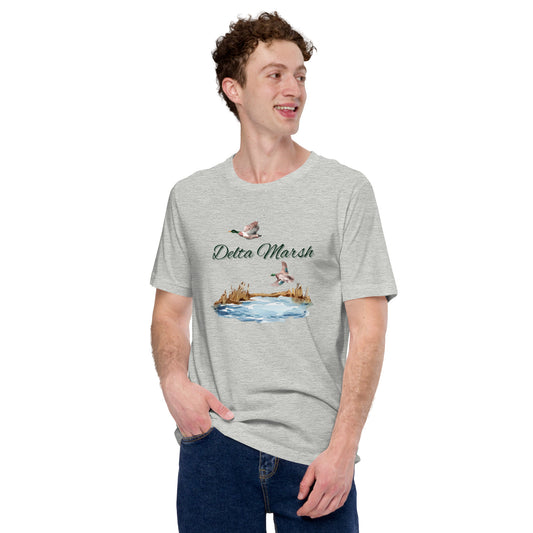 Delta marsh mallard Unisex t-shirt