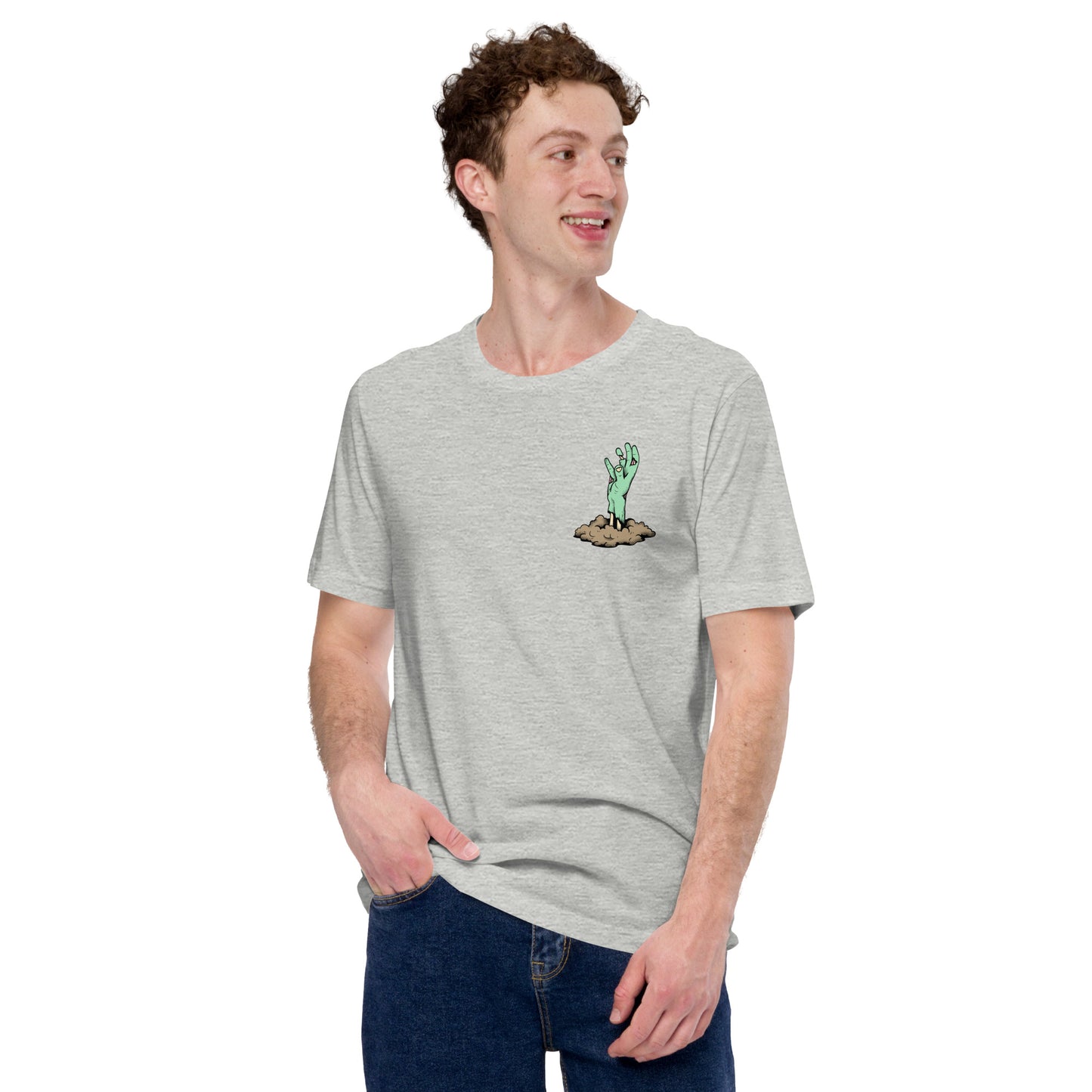 Zombie chase Unisex t-shirt