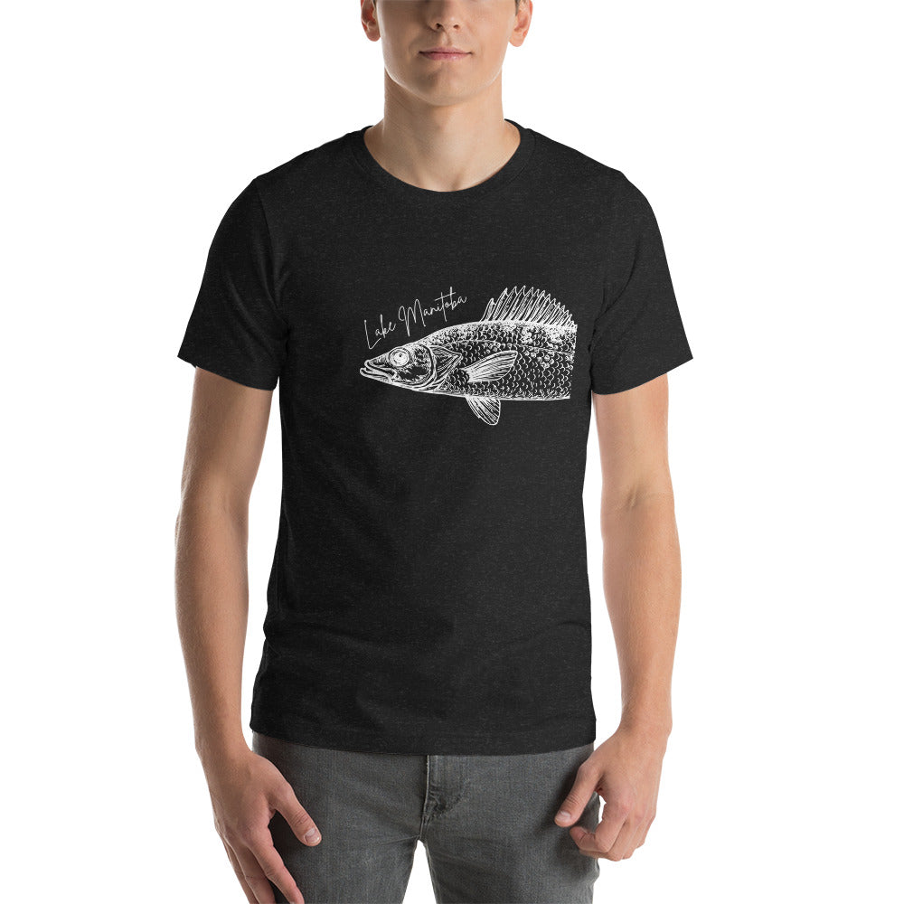 Lake Manitoba Walleye Unisex t-shirt