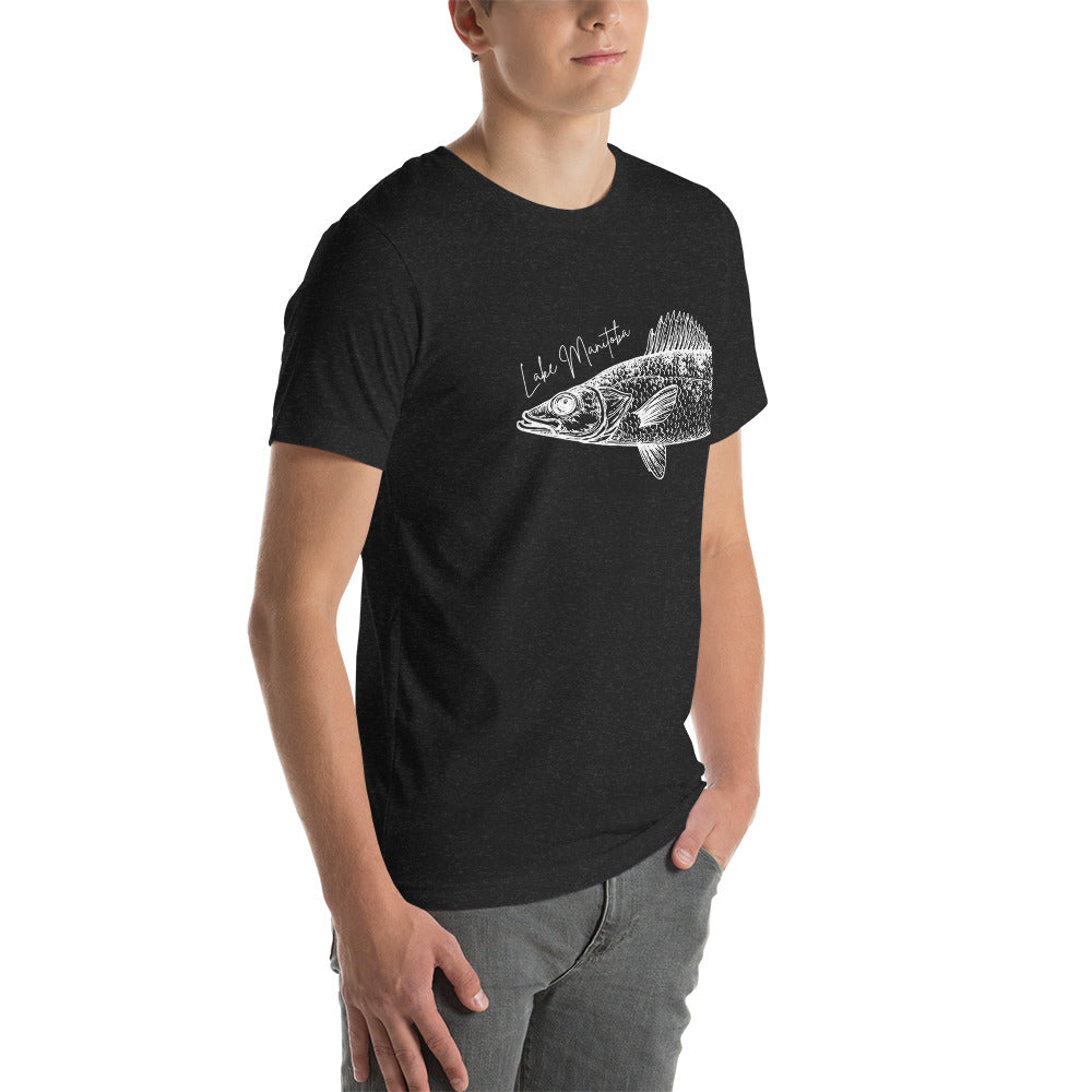 Lake Manitoba Walleye Unisex t-shirt