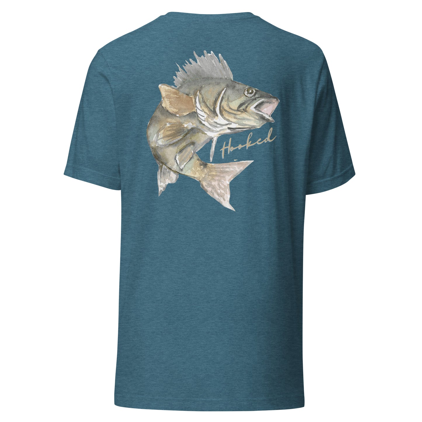 Hooked lake mb walleye Unisex t-shirt