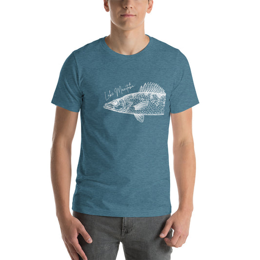 Lake Manitoba Walleye Unisex t-shirt