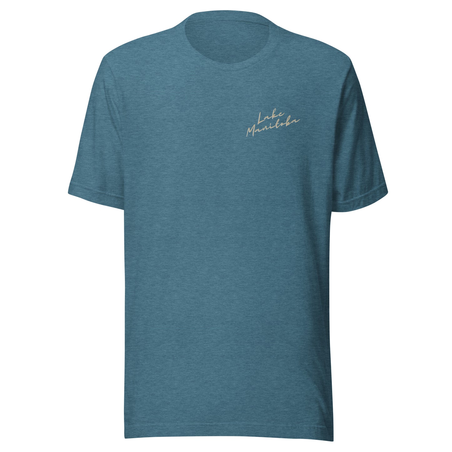 Hooked lake mb walleye Unisex t-shirt