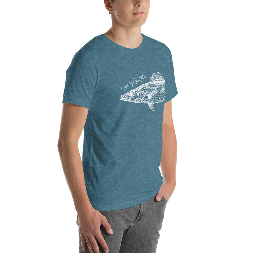 Lake Manitoba Walleye Unisex t-shirt