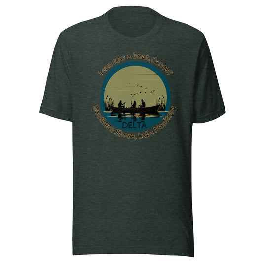 Canoe row a boat Unisex t-shirt