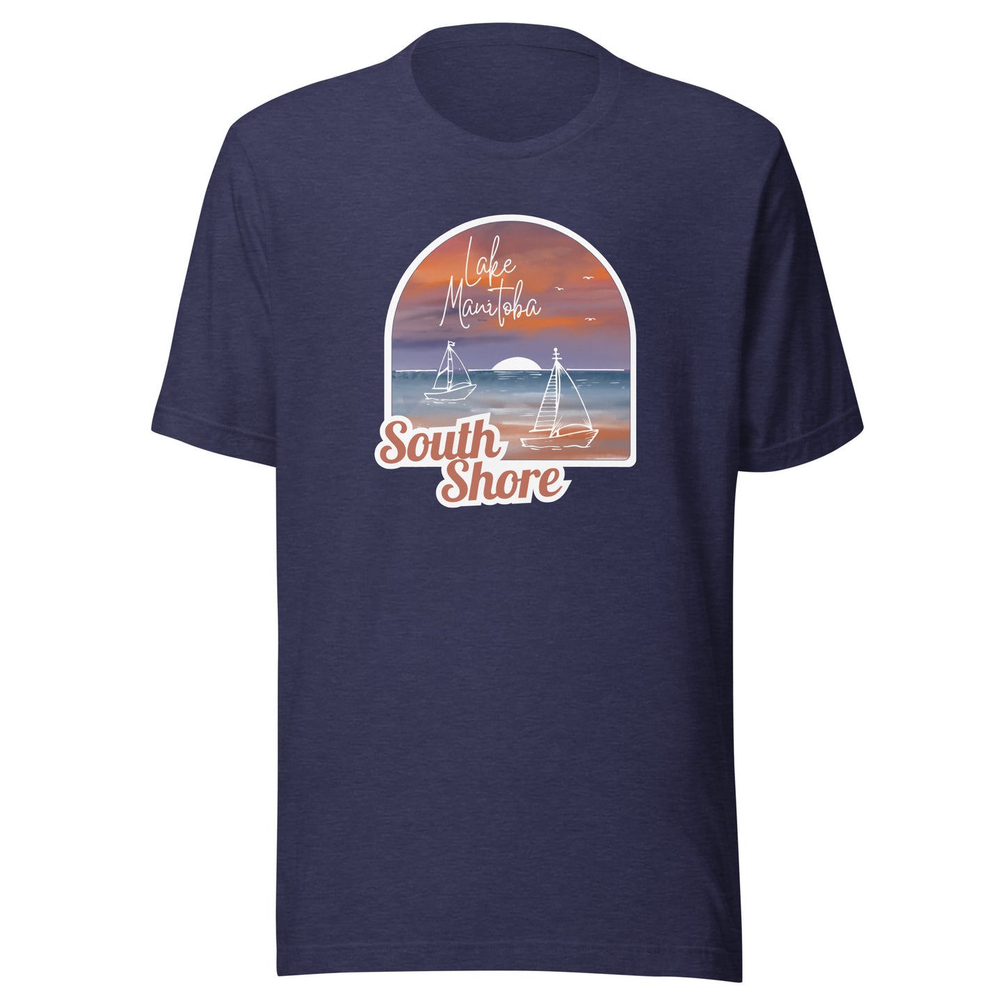 South Shore Lake MB Unisex t-shirt