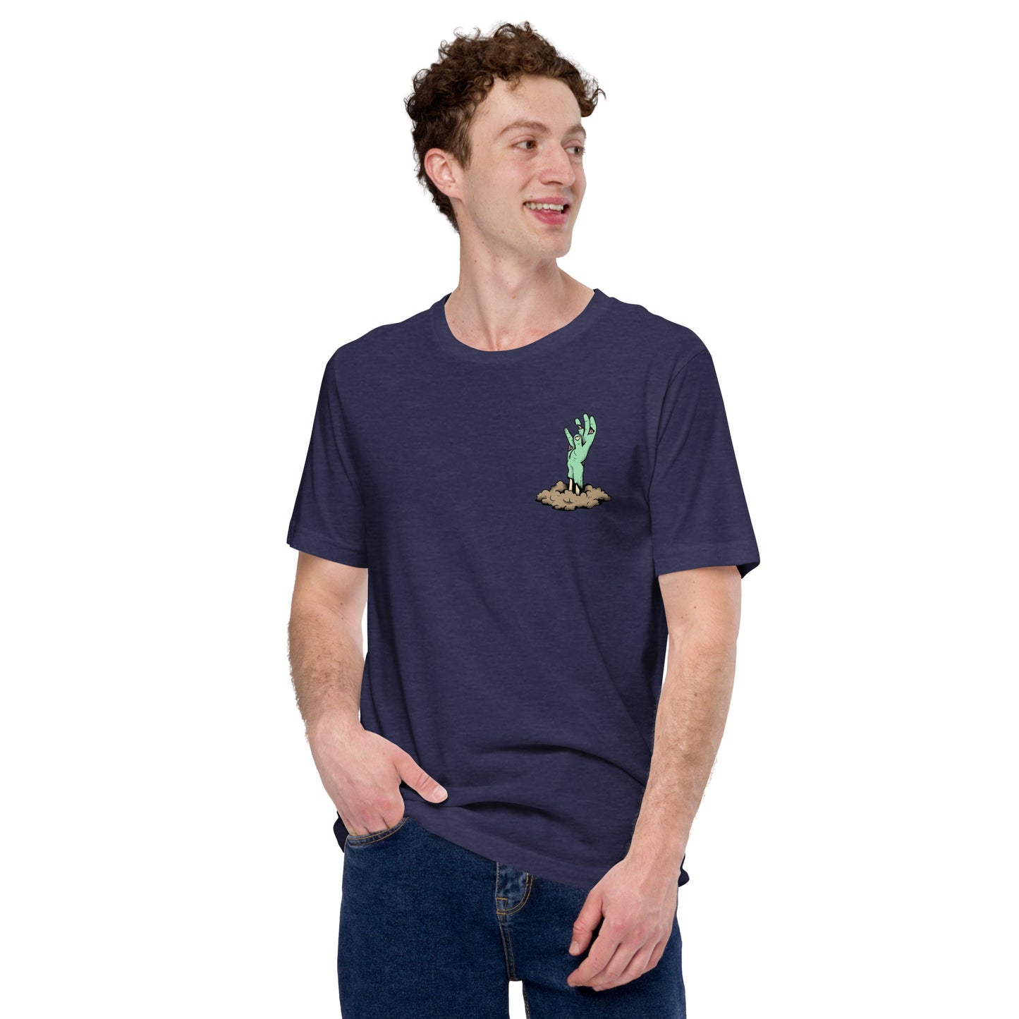 Zombie chase Unisex t-shirt