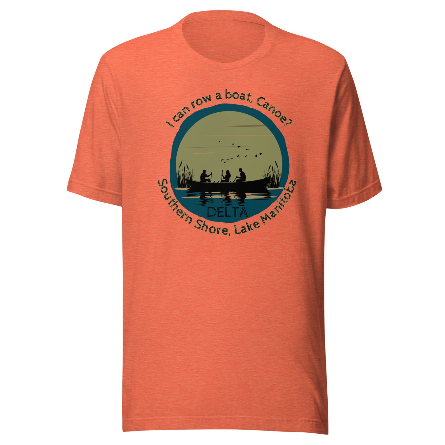 Canoe row a boat Unisex t-shirt