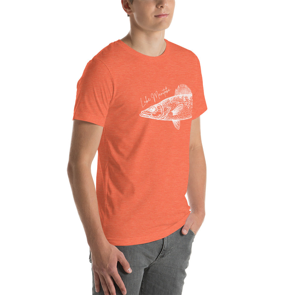 Lake Manitoba Walleye Unisex t-shirt