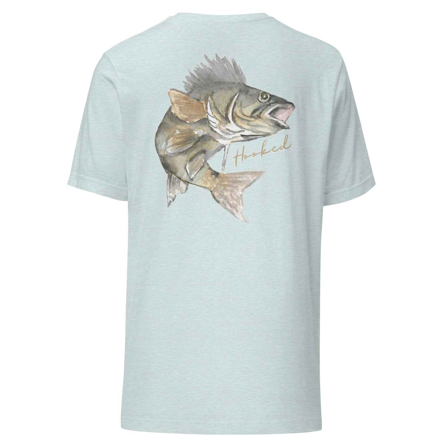 Hooked lake mb walleye Unisex t-shirt