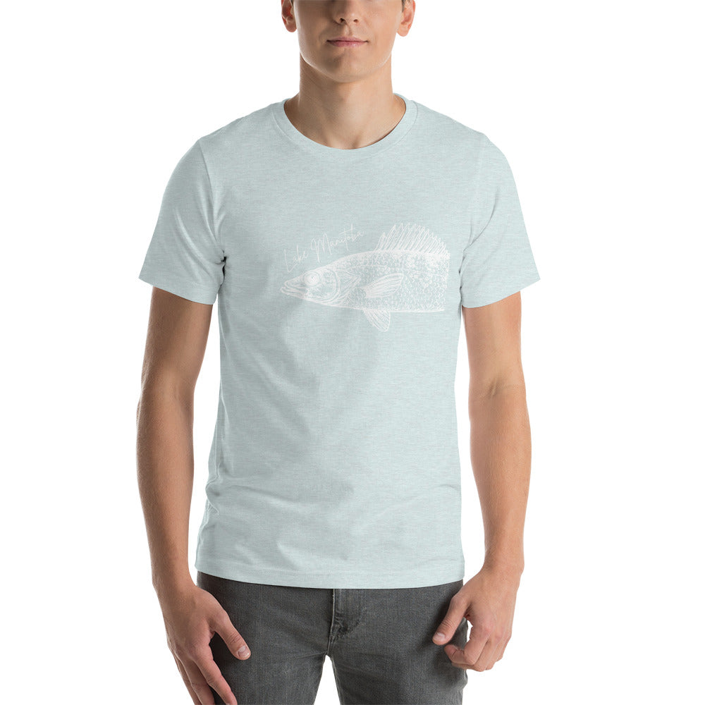 Lake Manitoba Walleye Unisex t-shirt