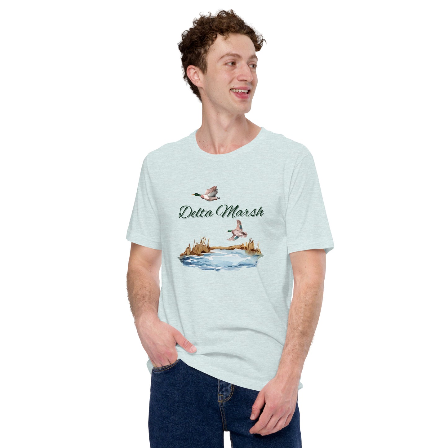 Delta marsh mallard Unisex t-shirt