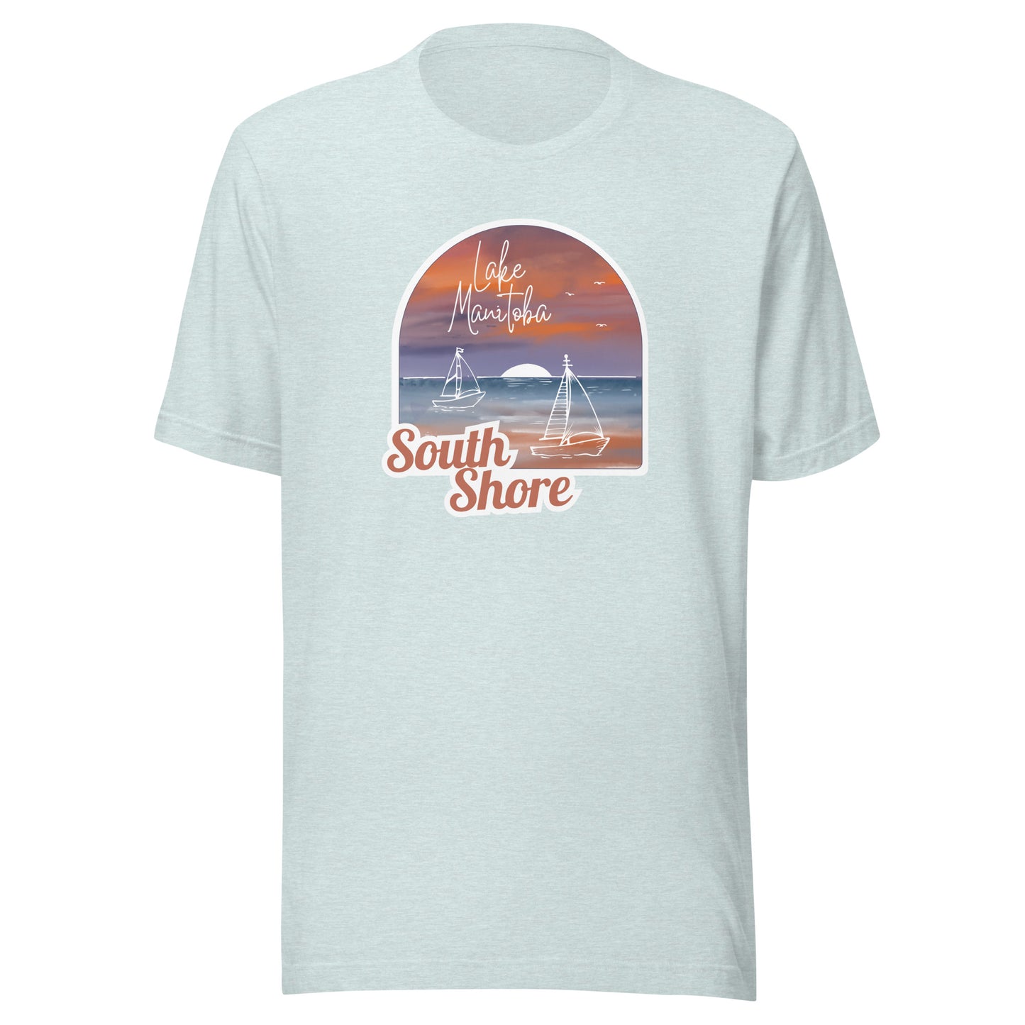 South Shore Lake MB Unisex t-shirt