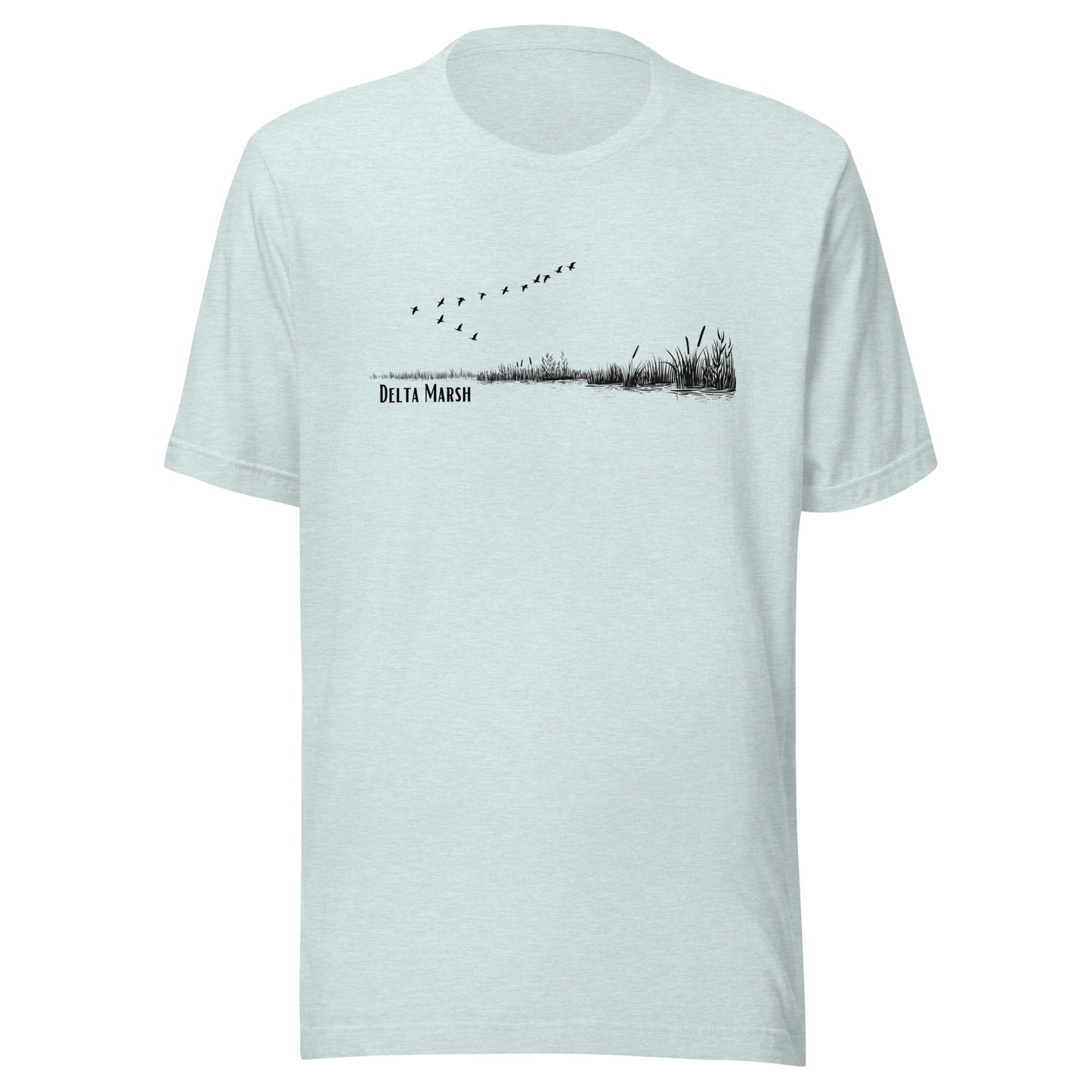 Delta Marsh Minimalist Unisex t-shirt