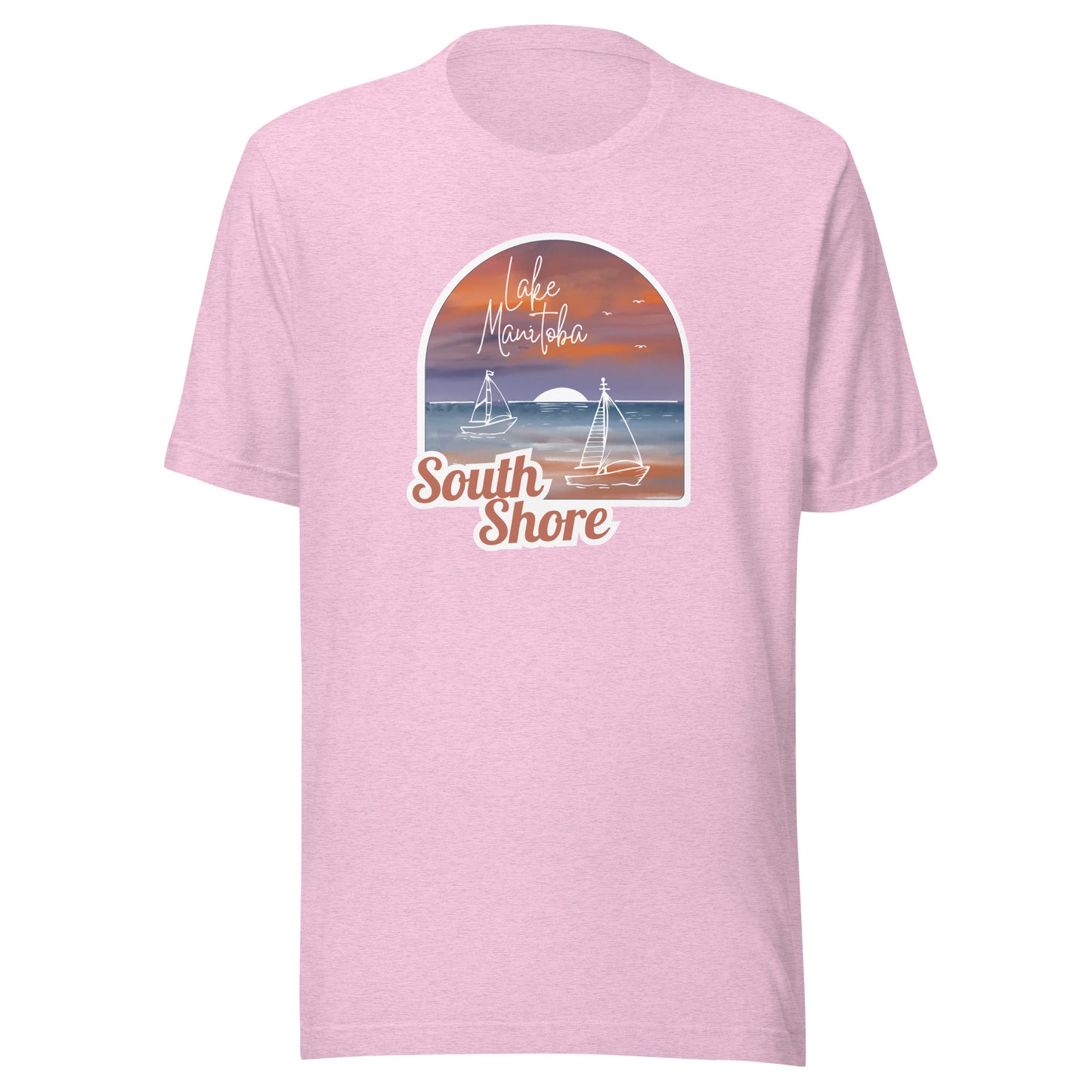 South Shore Lake MB Unisex t-shirt