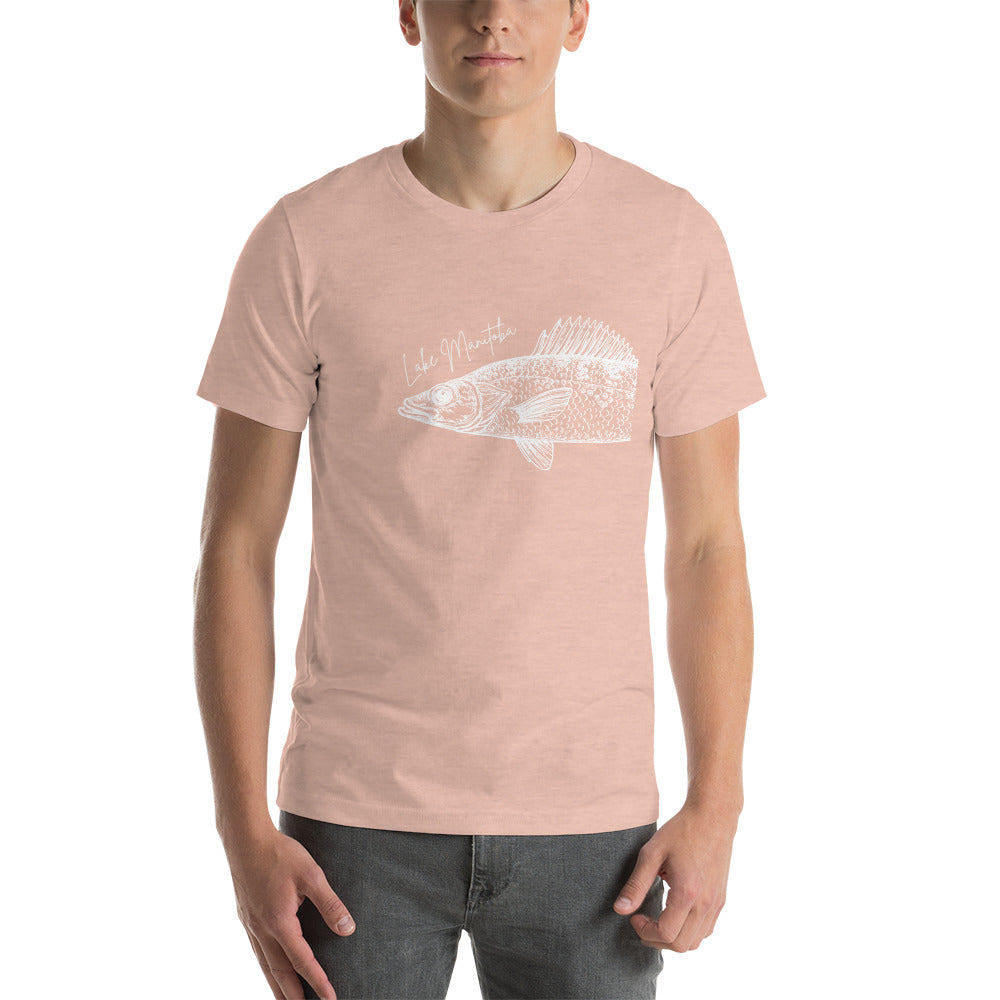 Lake Manitoba Walleye Unisex t-shirt