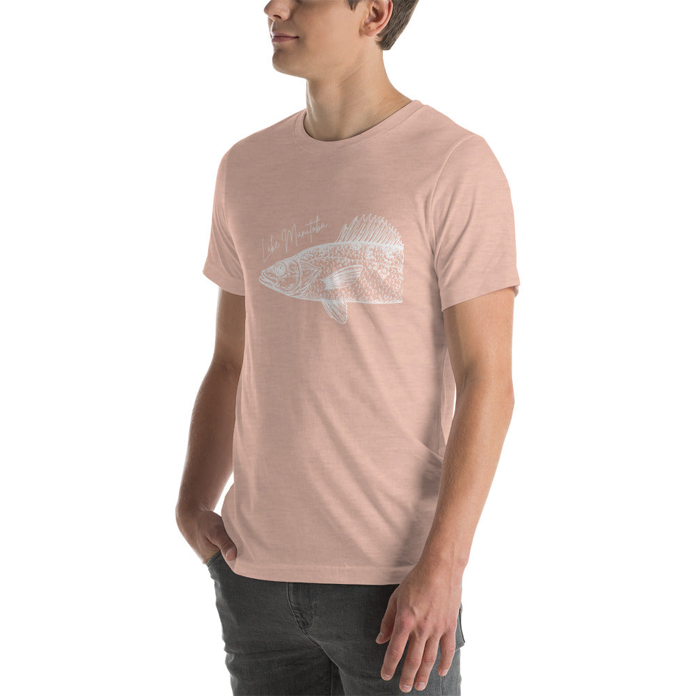 Lake Manitoba Walleye Unisex t-shirt