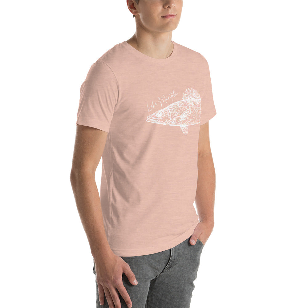 Lake Manitoba Walleye Unisex t-shirt