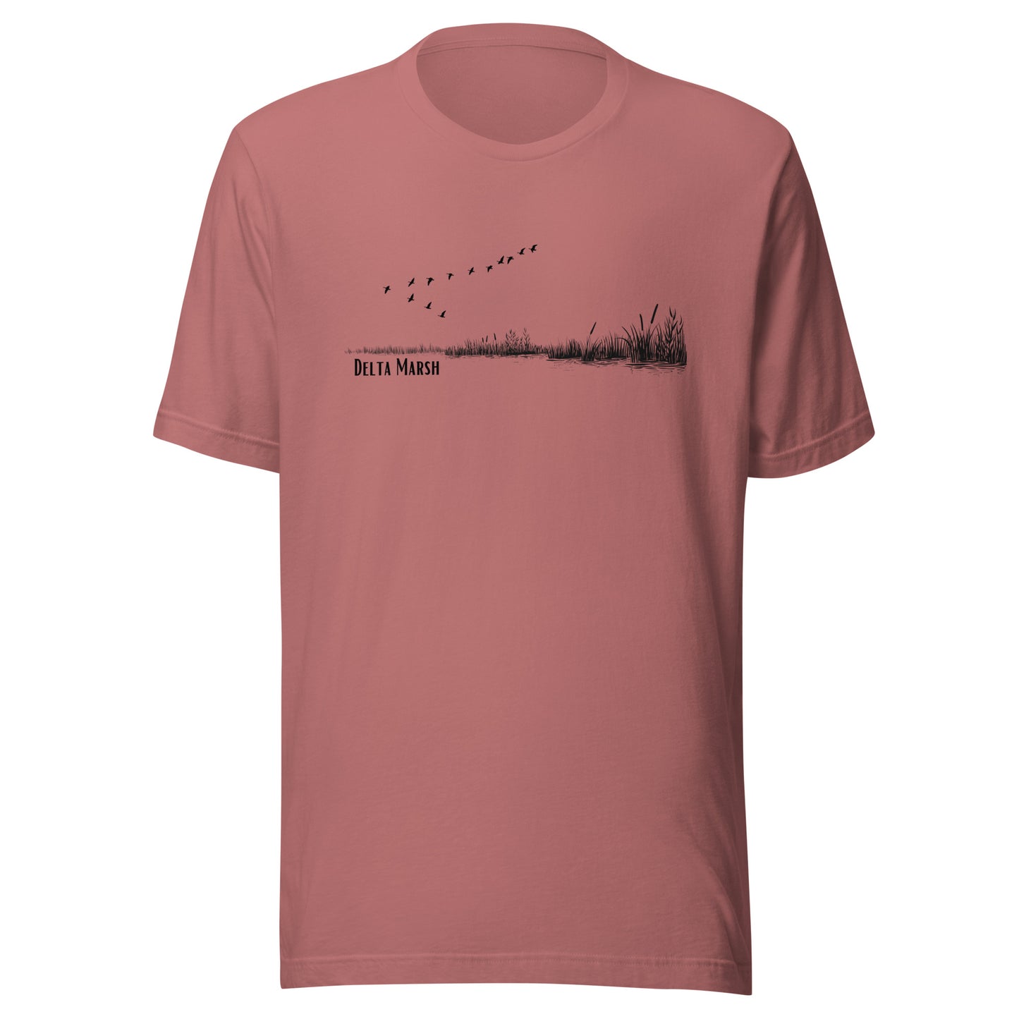 Delta Marsh Minimalist Unisex t-shirt