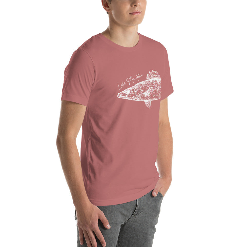 Lake Manitoba Walleye Unisex t-shirt